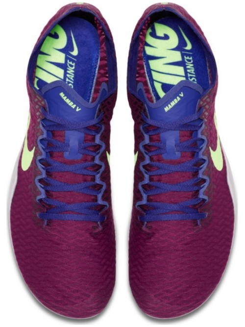 NIKE ZOOM MAMBA 5 BORDEAUX/LIME BLAST-REGENCY PURPLE